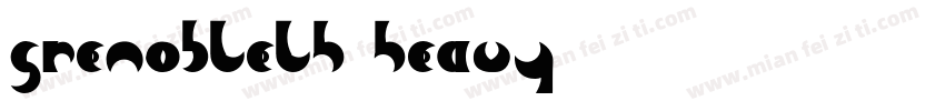 GrenobleLH Heavy字体转换